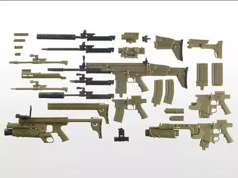 Фигурка Little Armory LS06 figma SCAR-Mk 17 Type Rensei Fumina 1/12 Scale Mission Pack Takara Tomy