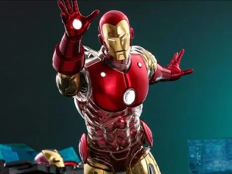 Фигурка Marvel Comics The Origin Collection CMS08D38 Deluxe Iron Man 1/6 Scale Collectible Figure HOT TOYS