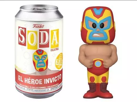 Фигурка Marvel Lucha Libre Vinyl Soda Iron Man Limited Edition Figure FUNKO