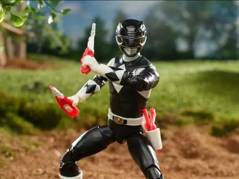 Фигурка Mighty Morphin Power Rangers Lightning Collection Black Ranger (Adam Park) Figure HASBRO