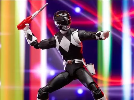 Фигурка Mighty Morphin Power Rangers Lightning Collection Remastered Black Ranger Hasbro