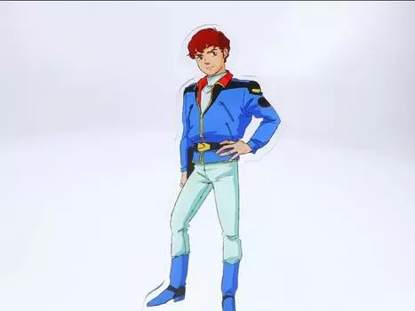 Фигурка Mobile Suit Gundam: Char's Counterattack Amuro Ray (Big Ver.) Exclusive Acrylic Stand Bandai Spirits