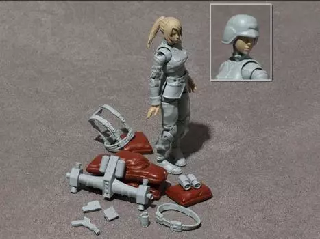 Фигурка Mobile Suit Gundam G.M.G. Professional Earth Federation Forces Army Soldier 03 1/18 Scale Figure Megahouse