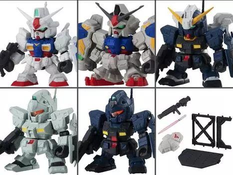 Фигурка Mobile Suit Gundam Gashapon Senshi Forte Vol. 14 Bag of 10 Random Figures & Accessories BANDAI NAMCO