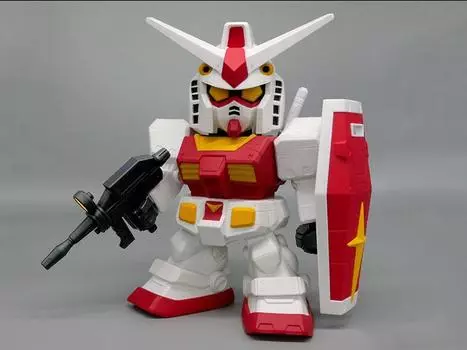 Фигурка Mobile Suit Gundam Jumbo Soft Vinyl Figure SD RX-78-2 Gundam (2P Color Ver.) Bandai Spirits