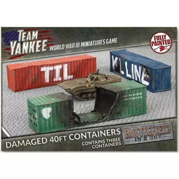 Фигурка Modern: 40Ft Shipping Containers – Damaged (X3)