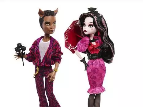 Фигурка Monster High Howliday Love Edition Draculaura & Clawd Two-Pack Mattel