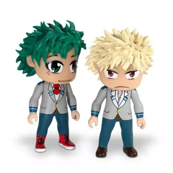 Фигурка My Hero Academia - Deku & Bakugo (School Uniform) 2-Pack