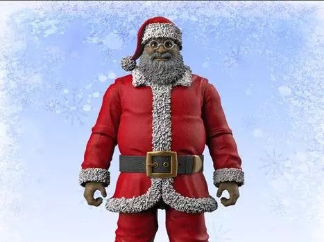 Фигурка Naughty or Nice Collection Jolly Santa BBTS Exclusive Figure (Reissue) Fresh Monkey Fiction