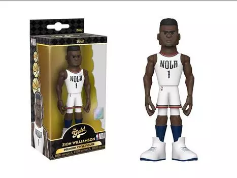 Фигурка NBA Gold: Pelicans - Zion Williamson 5-Inch Premium Vinyl Figure Funko