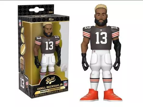Фигурка NFL: Cleveland Browns Gold Odell Beckham Jr. 5-Inch Premium Vinyl Figure Funko