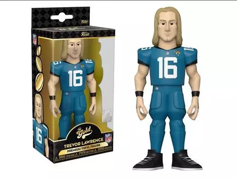 Фигурка NFL: Jacksonville Jaguars Gold Trevor Lawrence 5-Inch Premium Vinyl Figure FUNKO