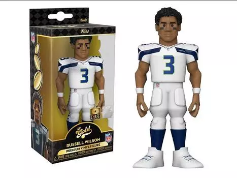 Фигурка NFL: Seattle Seahawks Gold Russel Wilson 5-Inch Premium Vinyl Figure (Chase) Funko