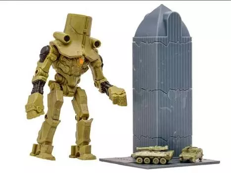Фигурка Pacific Rim: Tales From The Drift Cherno Alpha 4" Action Figure Playset with Comic Mcfarlane Toys