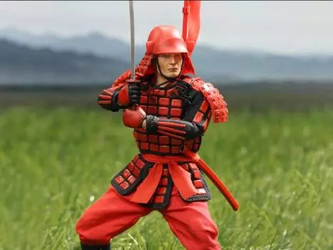 Фигурка Palm Hero Japan Sengoku Soldier (Red) 1/12 Scale Figure Did