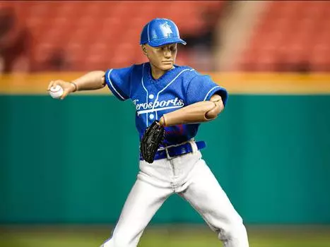 Фигурка Palm Hero Simply Fun Series The Blue Team Baseballer 1/12 Scale Figure Did