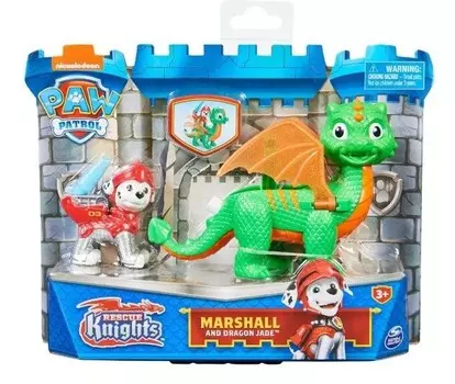 Фигурка PAW Patrol: Brave Knights+Дракон (Ассист) KnightsMarshall Psi Patrol