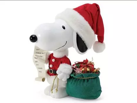 Фигурка Peanuts Possible Dreams Christmas Beagle Figurine Enesco, Llc