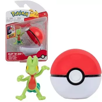 Фигурка Pokemon Clip N Go Treecko Pokeball