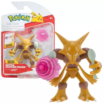 Фигурка покемона Алаказам Функция атаки Jazwares Inna marka