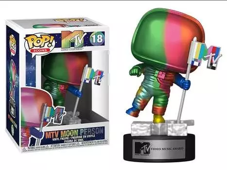 Фигурка Pop! Ad Icons: MTV - Moon Person (Rainbow) Funko