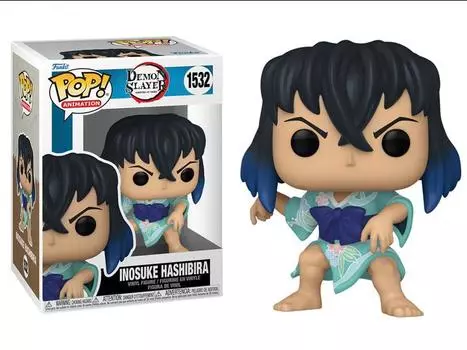 Фигурка Pop! Animation: Demon Slayer: Kimetsu no Yaiba - Inosuke (Kimono) Funko