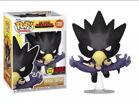 Фигурка Pop! Animation: My Hero Academia - Fumikage Tokoyami (Black Fallen Angel) (Glow-in-the-Dark) AAA Anime Exclusive Funko