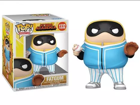 Фигурка Pop! Animation: Super Sized 6" My Hero Academia - Fat Gum (Baseball) Funko