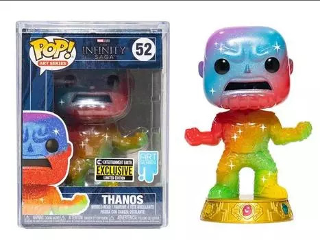 Фигурка Pop! Art Series: Infinity Saga - Thanos (Rainbow) with Pop! Protector Case Exclusive FUNKO