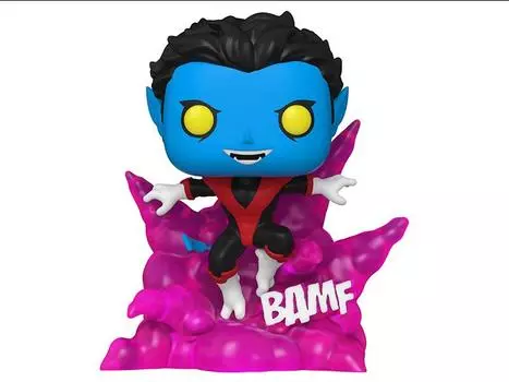 Фигурка Pop! Deluxe: Marvel - Nightcrawler Teleporting Glow-in-the-Dark Limited Edition PX Previews Exclusive Funko
