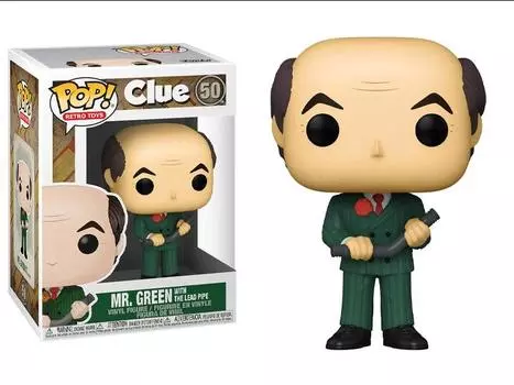 Фигурка Pop! Hasbro Retro Toys: Clue - Mr. Green w/ Lead Pipe FUNKO