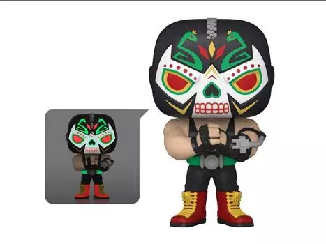 Фигурка Pop! Heroes: Dia De Los DC - Bane (Glow-in-the-dark) Exclusive Funko
