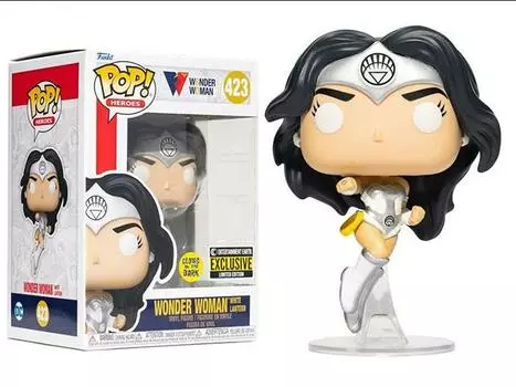 Фигурка Pop! Heroes: Wonder Woman (80th Anniversary) - Wonder Woman (White Lantern Glow-in-the-Dark) Exclusive Funko