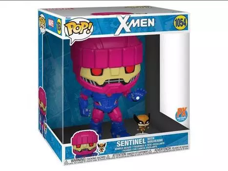 Фигурка Pop! Jumbo: Marvel: X-Men - Sentinel with Wolverine PX Previews Exclusive FUNKO