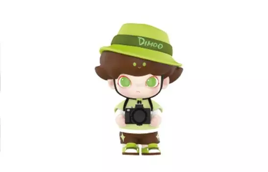 Фигурка Pop Mart DIMOO Life University Photographer (упаковано в пакет), зеленый