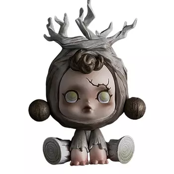 Фигурка Pop Mart Skullpanda The Ink Plum Blossom Series, The Root