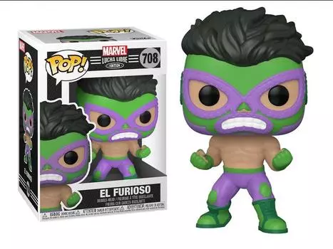 Фигурка Pop! Marvel: Lucha Libre El Furioso (Hulk) FUNKO