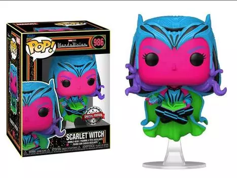 Фигурка Pop! Marvel: WandaVision - Scarlet Witch (Blacklight) Exclusive FUNKO