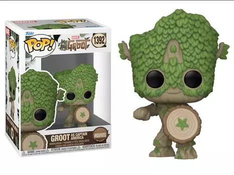 Фигурка Pop! Marvel: We Are Groot 85th Anniversary - Groot as Captain America Funko