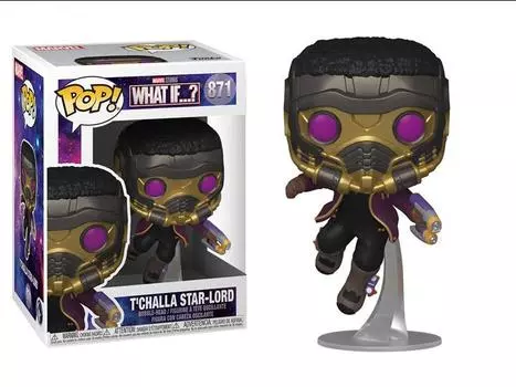 Фигурка Pop! Marvel: What If...? - T'Challa Star-Lord FUNKO