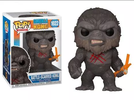 Фигурка Pop! Movies: Godzilla vs. Kong - Battle Scarred Kong Funko