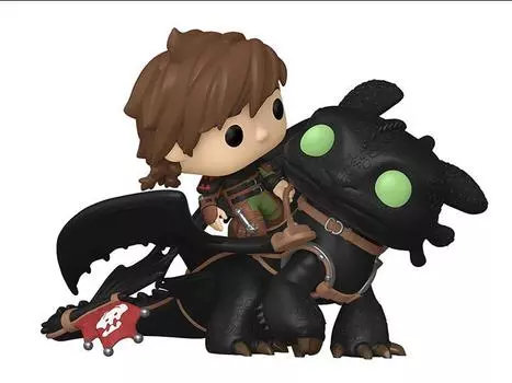 Фигурка Pop! Rides Deluxe: How To Train Your Dragon - Hiccup with Toothless Funko