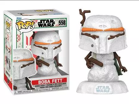 Фигурка Pop! Star Wars - Holiday Snowman Boba Fett Funko