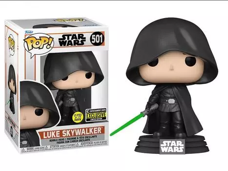 Фигурка Pop! Star Wars: The Mandalorian - Luke Skywalker Glow-in-the-Dark Exclusive Funko