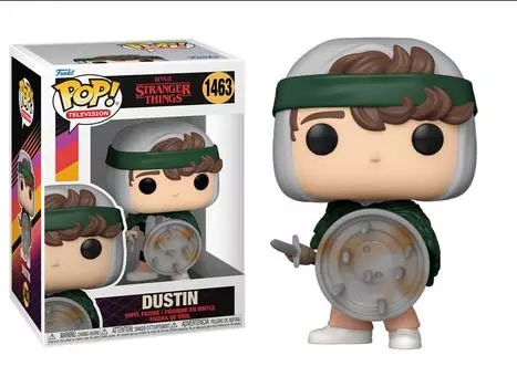 Фигурка Pop! Television: Stranger Things Season 4 - Dustin with Shield (Hunter) Funko