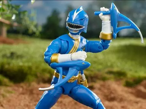 Фигурка Power Rangers Wild Force Lightning Collection Blue Ranger Hasbro