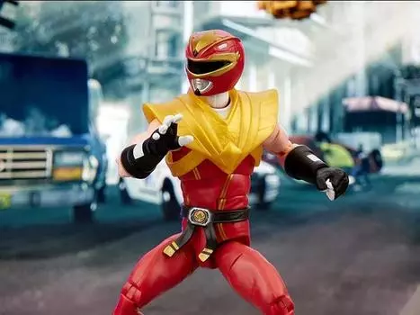 Фигурка Power Rangers x Street Fighter Lightning Collection Morphed Ken Soaring Falcon Ranger HASBRO