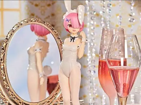 Фигурка Re:Zero Starting Life in Another World BiCute Bunnies Ram (White Pearl Color Ver.) Figure FURYU