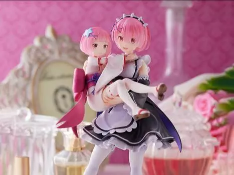 Фигурка Re:Zero Starting Life in Another World S-Fire Ram & Childhood Ram 1/7 Scale Figure Sega