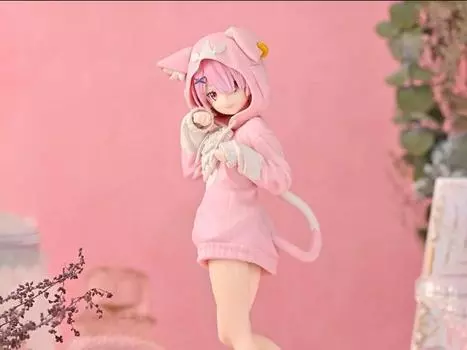 Фигурка Re:Zero Starting Life in Another World Luminasta Ram (Fluffy Puck Ver.) Figure Sega